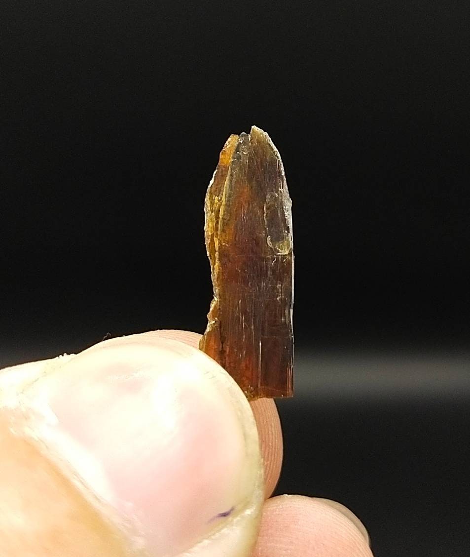 ARSAA GEMS AND MINERALSExtremely rare Red Brookite single crystal from Baluchistan Pakistan, 0.3 grams - Premium  from ARSAA GEMS AND MINERALS - Just $20.00! Shop now at ARSAA GEMS AND MINERALS