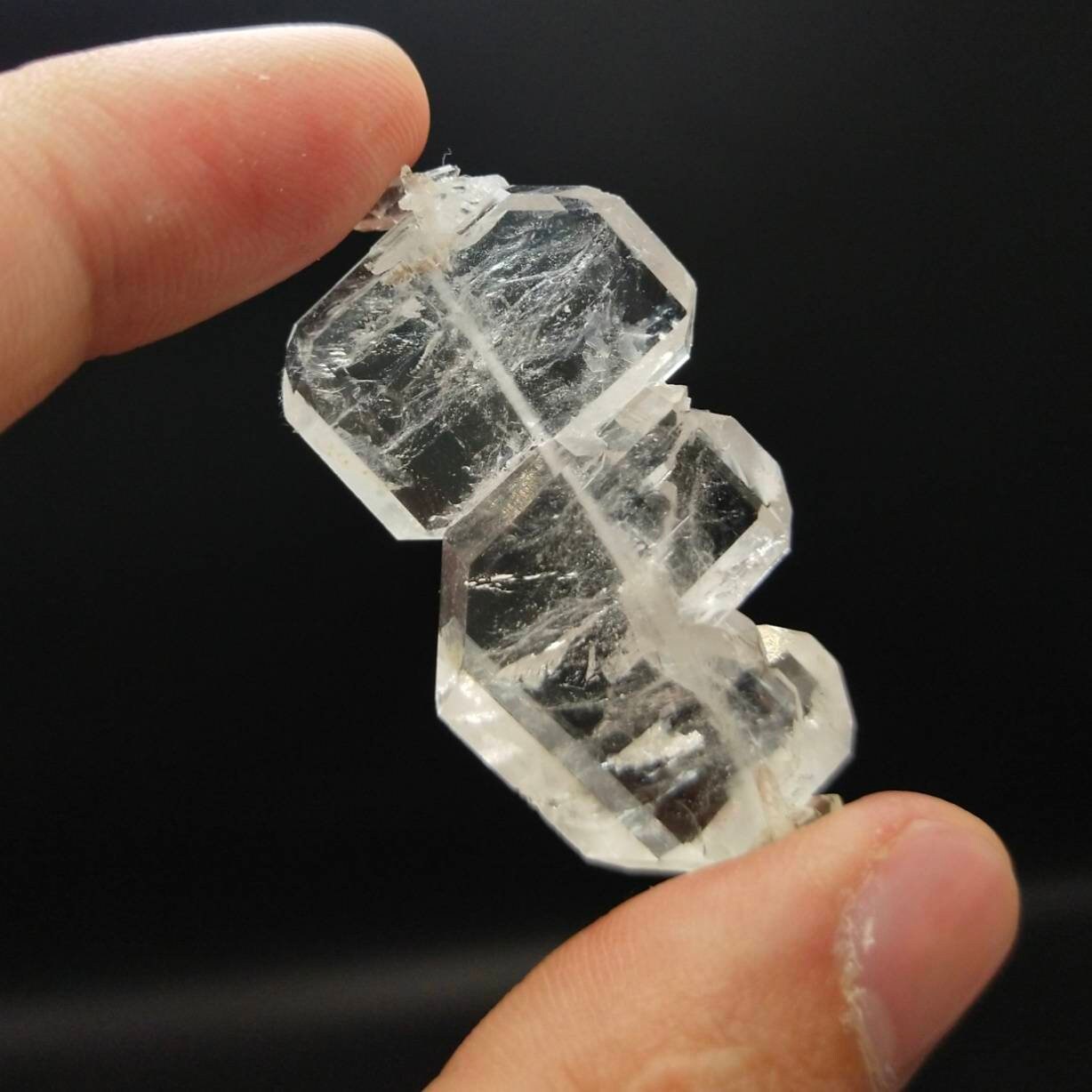 ARSAA GEMS AND MINERALSFaden quartz crystal clear and terminated from Baluchistan Pakistan, 10.6 gram - Premium  from ARSAA GEMS AND MINERALS - Just $40.00! Shop now at ARSAA GEMS AND MINERALS