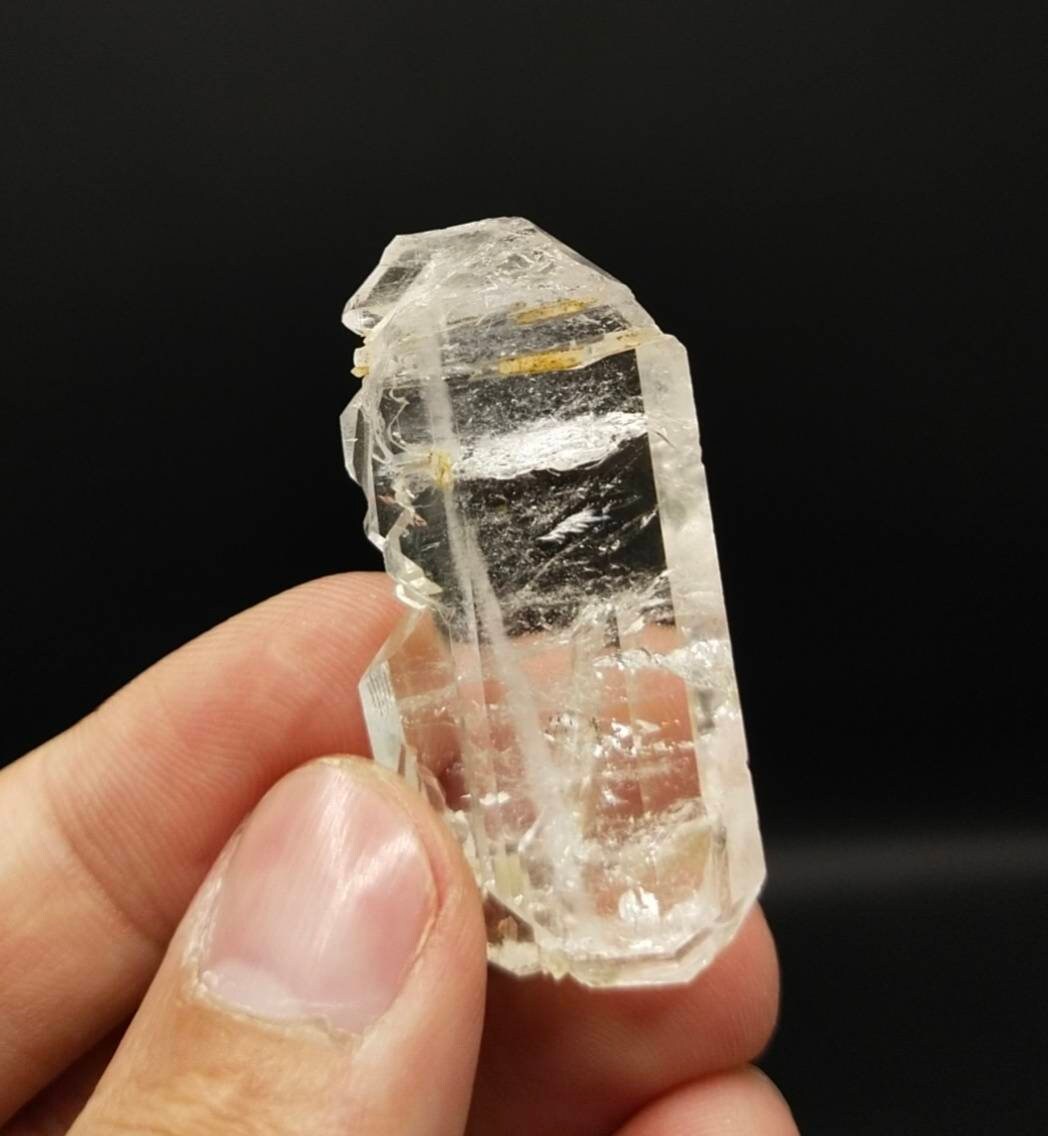 ARSAA GEMS AND MINERALSFaden quartz crystal clear and terminated from Baluchistan Pakistan, 13 gram - Premium  from ARSAA GEMS AND MINERALS - Just $35.00! Shop now at ARSAA GEMS AND MINERALS