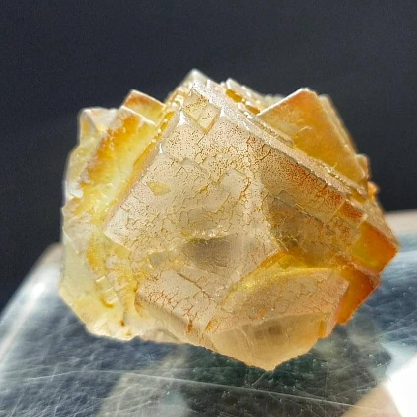 ARSAA GEMS AND MINERALSCubic iridescent fluorite crystal from Baluchistan Pakistan, 59 grams - Premium  from ARSAA GEMS AND MINERALS - Just $20.00! Shop now at ARSAA GEMS AND MINERALS
