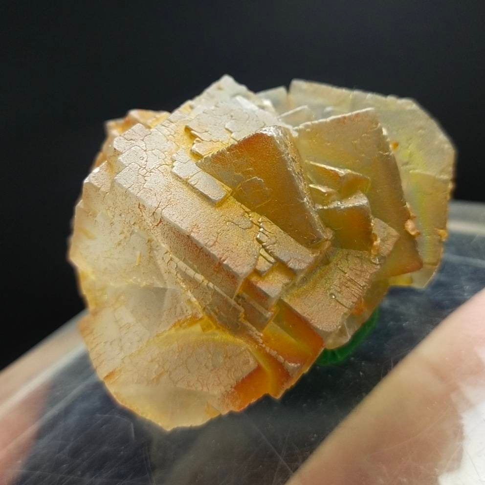 ARSAA GEMS AND MINERALSCubic iridescent fluorite crystal from Baluchistan Pakistan, 59 grams - Premium  from ARSAA GEMS AND MINERALS - Just $20.00! Shop now at ARSAA GEMS AND MINERALS