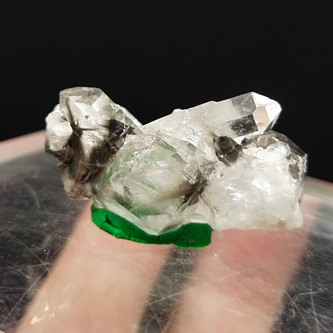 ARSAA GEMS AND MINERALSNatural fine quality beautiful 10 grams terminated clear small brookite included quartz cluster - Premium  from ARSAA GEMS AND MINERALS - Just $25.00! Shop now at ARSAA GEMS AND MINERALS