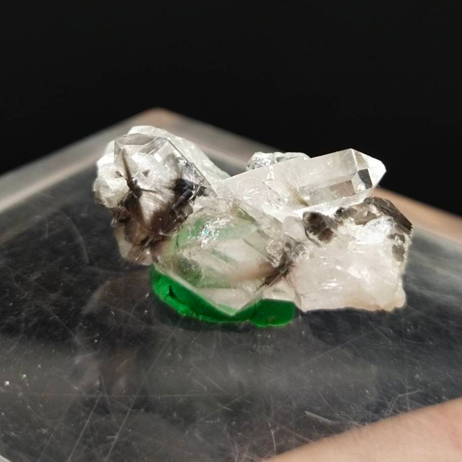 ARSAA GEMS AND MINERALSNatural fine quality beautiful 10 grams terminated clear small brookite included quartz cluster - Premium  from ARSAA GEMS AND MINERALS - Just $25.00! Shop now at ARSAA GEMS AND MINERALS