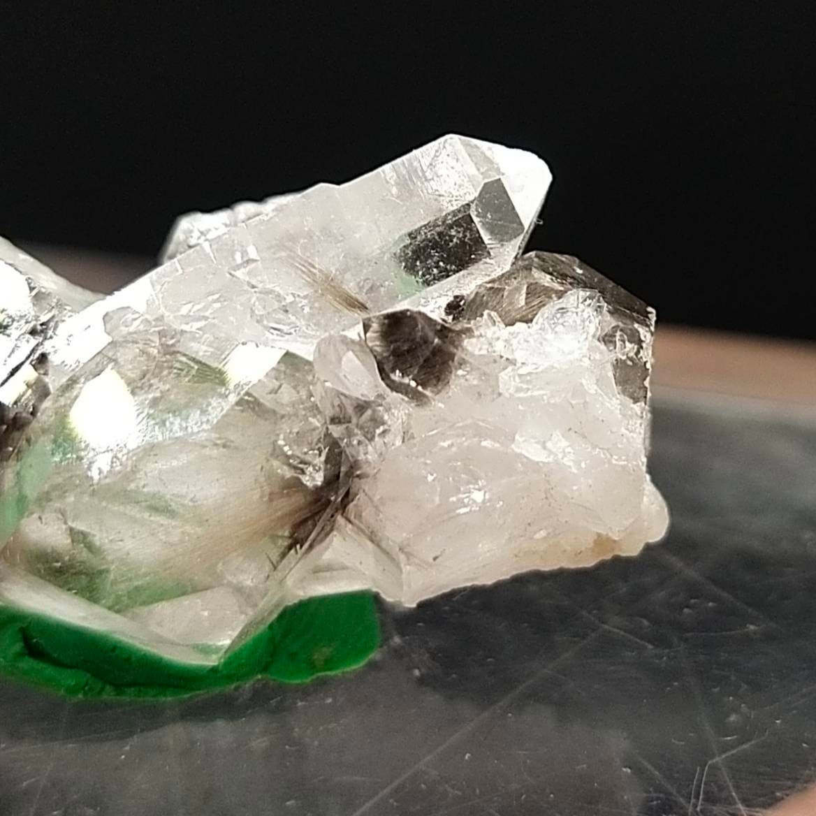 ARSAA GEMS AND MINERALSNatural fine quality beautiful 10 grams terminated clear small brookite included quartz cluster - Premium  from ARSAA GEMS AND MINERALS - Just $25.00! Shop now at ARSAA GEMS AND MINERALS