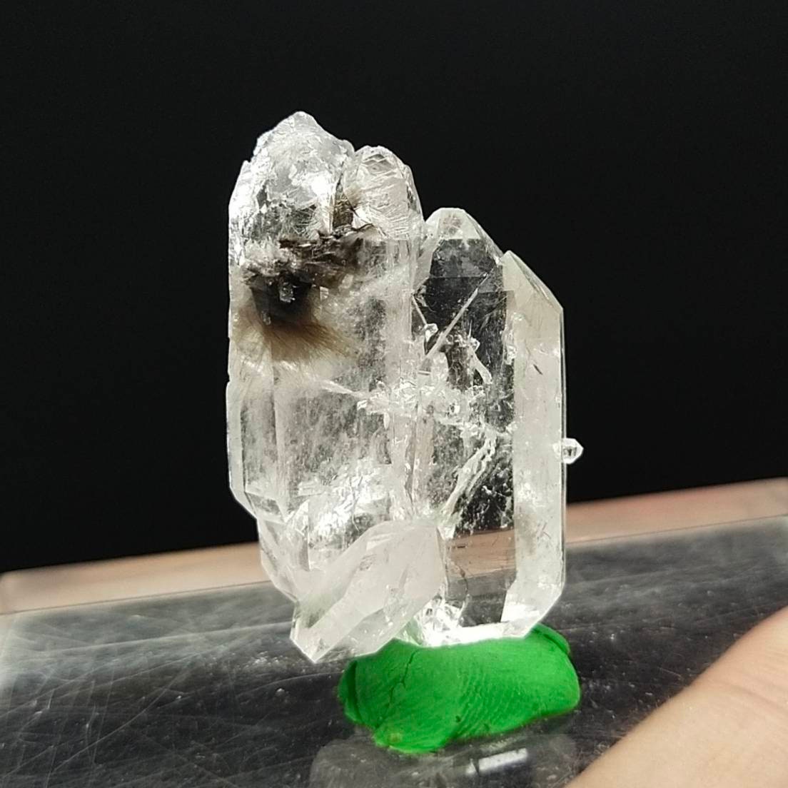 ARSAA GEMS AND MINERALSNatural fine quality beautiful 12.2 grams terminated clear small twins brookite included quartz crystal - Premium  from ARSAA GEMS AND MINERALS - Just $30.00! Shop now at ARSAA GEMS AND MINERALS