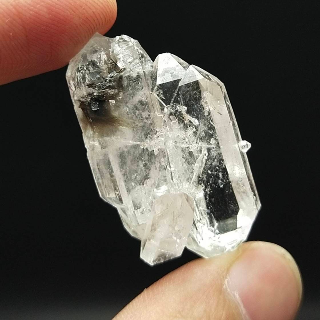 ARSAA GEMS AND MINERALSNatural fine quality beautiful 12.2 grams terminated clear small twins brookite included quartz crystal - Premium  from ARSAA GEMS AND MINERALS - Just $30.00! Shop now at ARSAA GEMS AND MINERALS