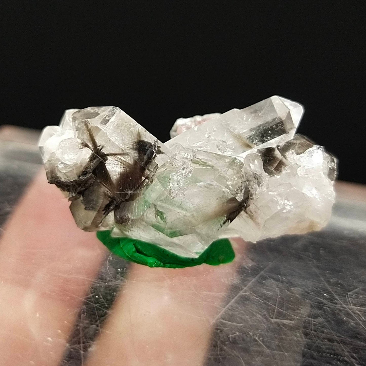 ARSAA GEMS AND MINERALSNatural fine quality beautiful 10 grams terminated clear small brookite included quartz cluster - Premium  from ARSAA GEMS AND MINERALS - Just $25.00! Shop now at ARSAA GEMS AND MINERALS