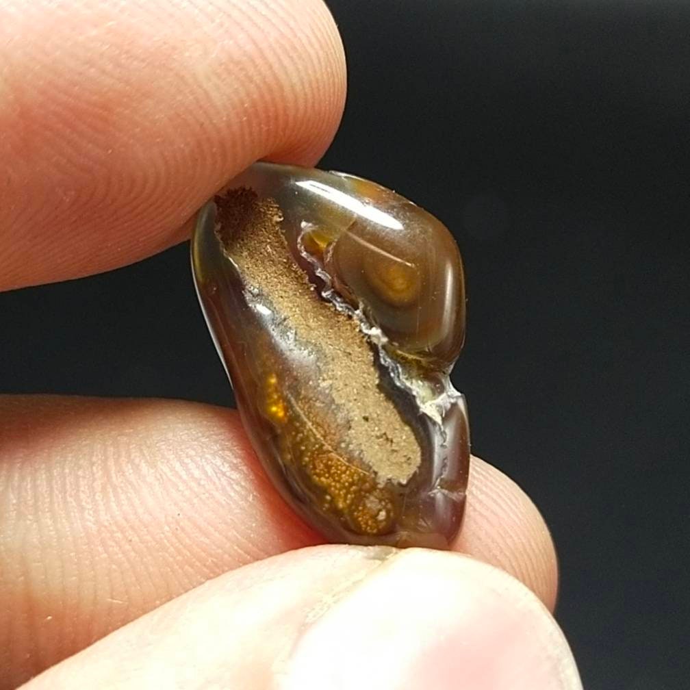 ARSAA GEMS AND MINERALSNatural top quality beautiful 7 carat rare natural high grade Fire agate polished Cabochon - Premium  from ARSAA GEMS AND MINERALS - Just $20.00! Shop now at ARSAA GEMS AND MINERALS