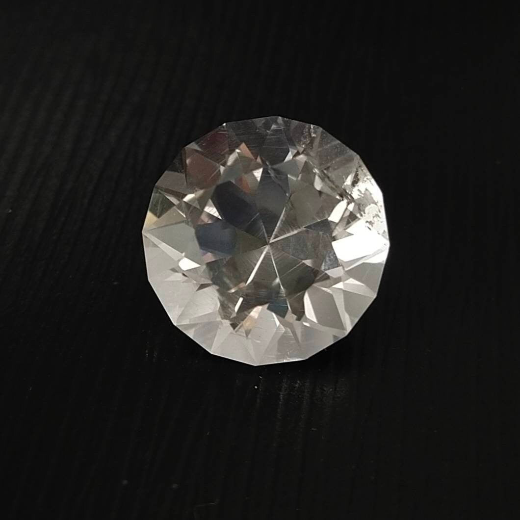 ARSAA GEMS AND MINERALSNatural fine quality beautiful 21 carats round cut shape good clarity Faceted Quartz gem - Premium  from ARSAA GEMS AND MINERALS - Just $21.00! Shop now at ARSAA GEMS AND MINERALS