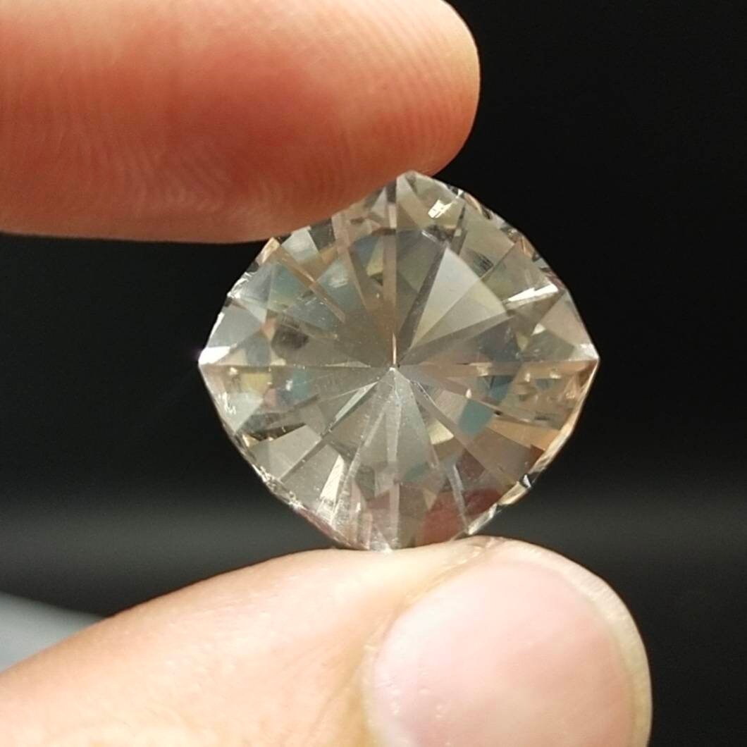 ARSAA GEMS AND MINERALSNatural fine quality beautiful 15 carats square cut shape good clarity Faceted Quartz gem - Premium  from ARSAA GEMS AND MINERALS - Just $15.00! Shop now at ARSAA GEMS AND MINERALS