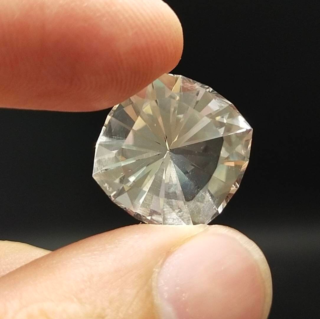 ARSAA GEMS AND MINERALSNatural fine quality beautiful 15 carats square cut shape good clarity Faceted Quartz gem - Premium  from ARSAA GEMS AND MINERALS - Just $15.00! Shop now at ARSAA GEMS AND MINERALS