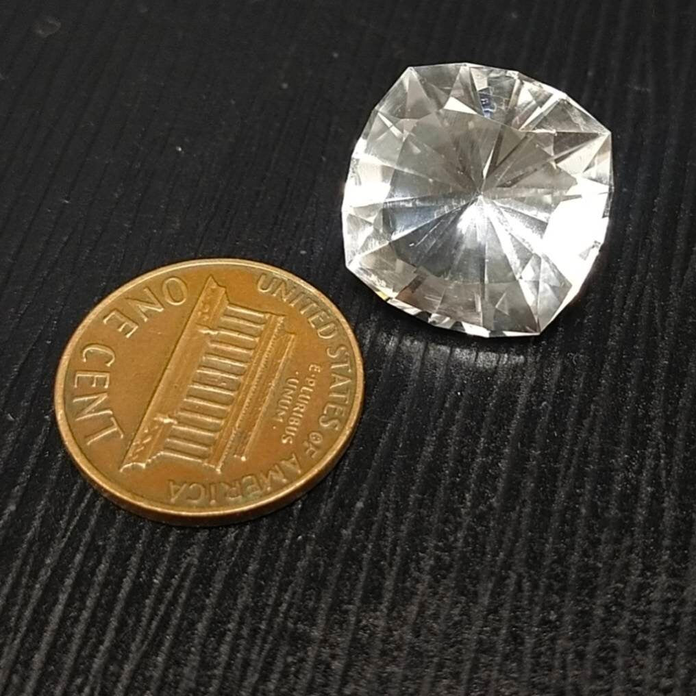 ARSAA GEMS AND MINERALSNatural fine quality beautiful 15 carats square cut shape good clarity Faceted Quartz gem - Premium  from ARSAA GEMS AND MINERALS - Just $15.00! Shop now at ARSAA GEMS AND MINERALS