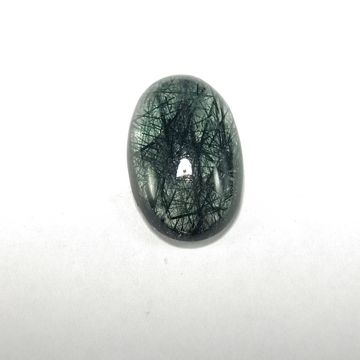 ARSAA GEMS AND MINERALSRare Riebeckite mangano included quartz cabochon from Pakistan, 12.5 carats - Premium  from ARSAA GEMS AND MINERALS - Just $35.00! Shop now at ARSAA GEMS AND MINERALS