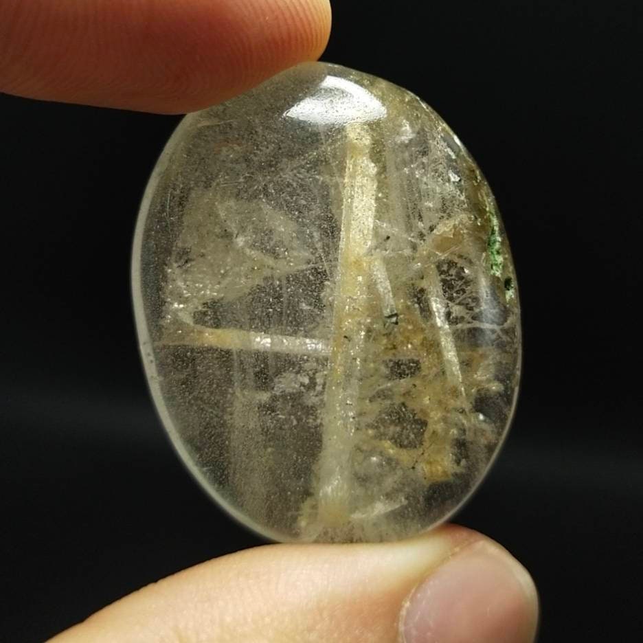 ARSAA GEMS AND MINERALSNatural quartz cabochon with unknown inclusion from Pakistan, 92.5 carats - Premium  from ARSAA GEMS AND MINERALS - Just $60.00! Shop now at ARSAA GEMS AND MINERALS