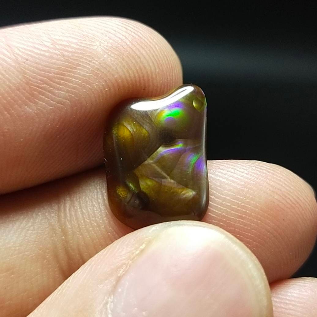 ARSAA GEMS AND MINERALSNatural top quality beautiful 4.5 carat rare natural high grade Fire agate polished Cabochon - Premium  from ARSAA GEMS AND MINERALS - Just $20.00! Shop now at ARSAA GEMS AND MINERALS