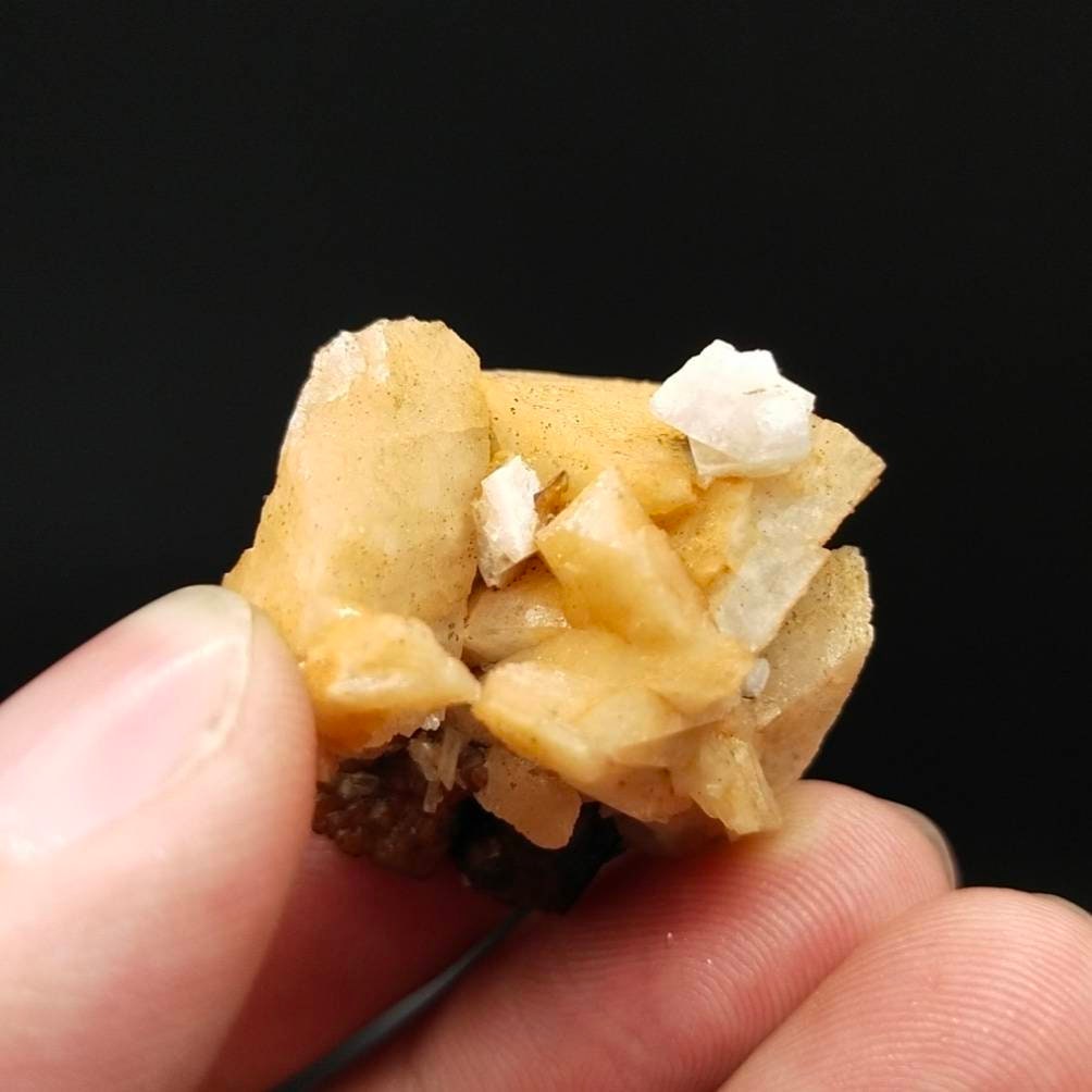 ARSAA GEMS AND MINERALSAndradite garnet crystal on matrix on flower of albite from Pakistan, 17.8 grams - Premium  from ARSAA GEMS AND MINERALS - Just $45.00! Shop now at ARSAA GEMS AND MINERALS
