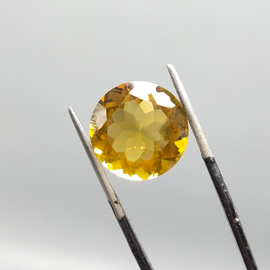 ARSAA GEMS AND MINERALSNatural round cut shape citrine gem with eye clean clarity, 9.5 carat - Premium  from ARSAA GEMS AND MINERALS - Just $30.00! Shop now at ARSAA GEMS AND MINERALS