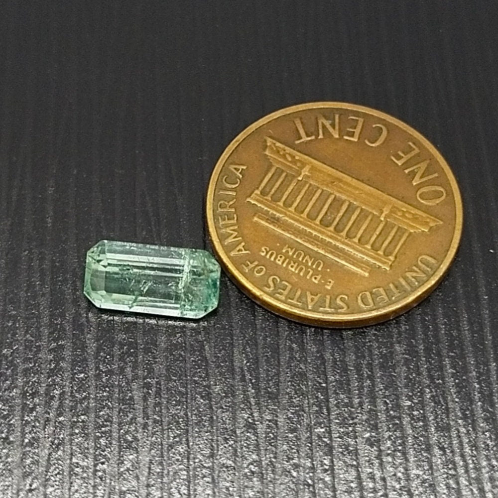 ARSAA GEMS AND MINERALSNatural Raident cut shape light blue tourmaline faceted gem with SI Clarity, 2 carats - Premium  from ARSAA GEMS AND MINERALS - Just $20.00! Shop now at ARSAA GEMS AND MINERALS