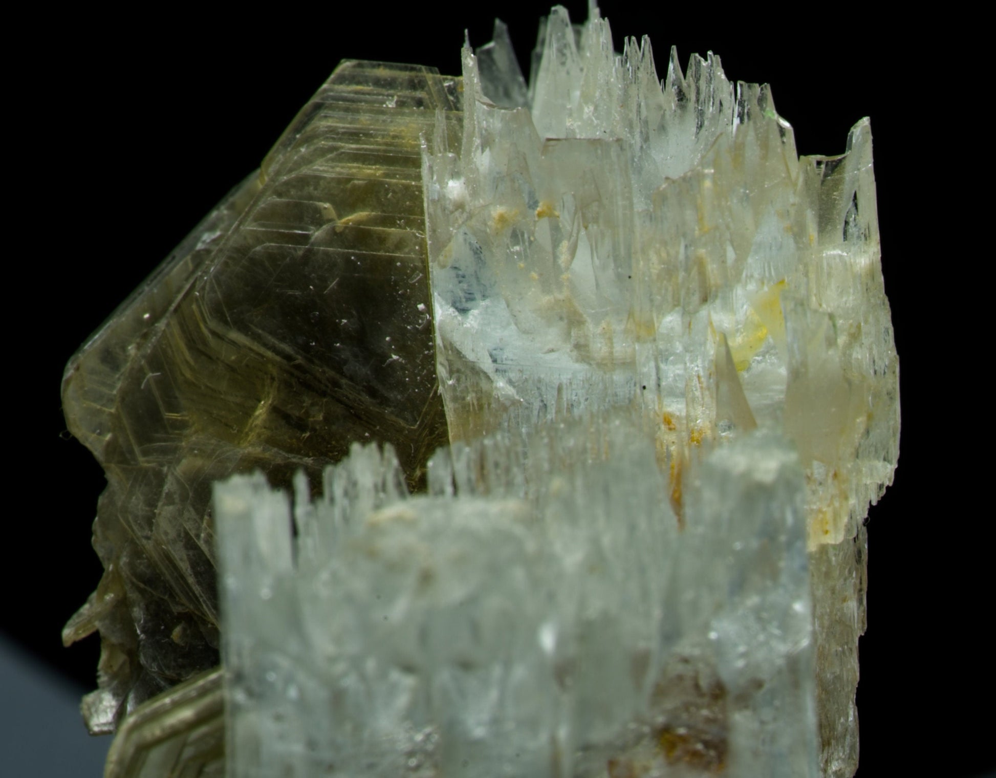 ARSAA GEMS AND MINERALSNatural light blue clear etched aquamarine crystal with muscovite on matrix from Pakistan, 17.4 grams - Premium  from ARSAA GEMS AND MINERALS - Just $60.00! Shop now at ARSAA GEMS AND MINERALS