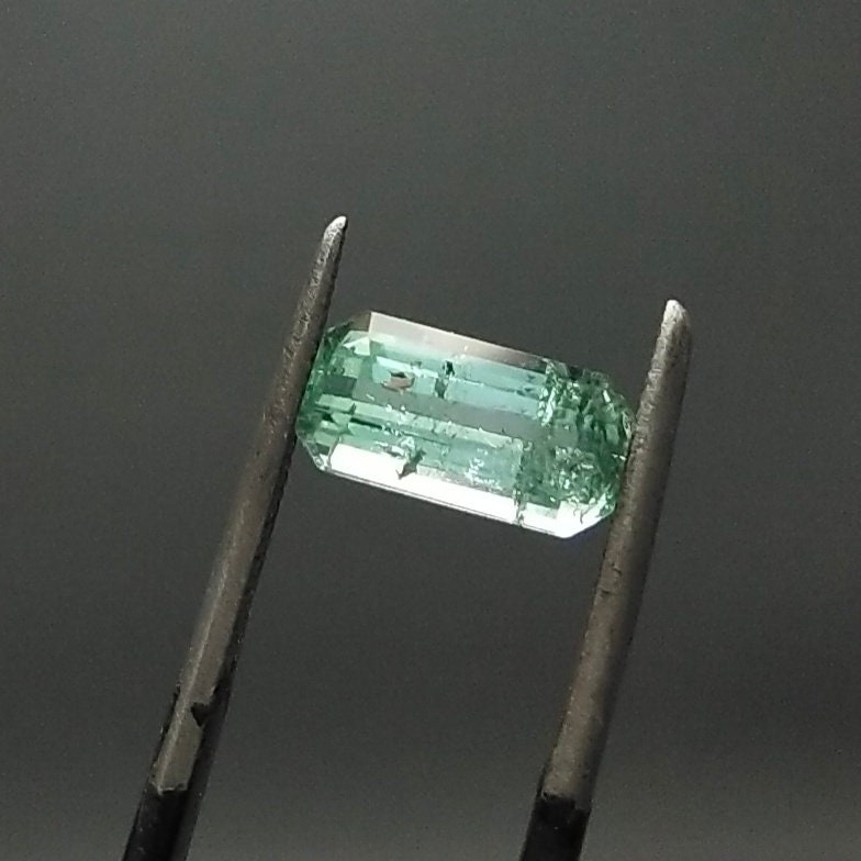 ARSAA GEMS AND MINERALSNatural Raident cut shape light blue tourmaline faceted gem with SI Clarity, 2 carats - Premium  from ARSAA GEMS AND MINERALS - Just $20.00! Shop now at ARSAA GEMS AND MINERALS
