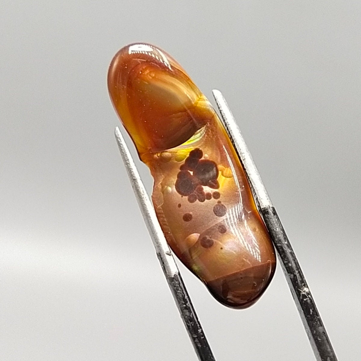 ARSAA GEMS AND MINERALSNatural top quality beautiful 9 carat rare natural high grade Fire agate polished Cabochon - Premium  from ARSAA GEMS AND MINERALS - Just $20.00! Shop now at ARSAA GEMS AND MINERALS
