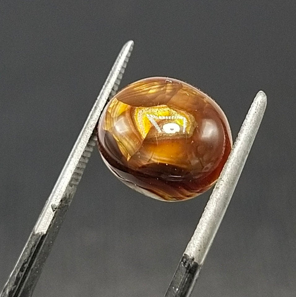 ARSAA GEMS AND MINERALSNatural and beautiful 6 carats two high grade Fire agate polished Cabochon - Premium  from ARSAA GEMS AND MINERALS - Just $20.00! Shop now at ARSAA GEMS AND MINERALS