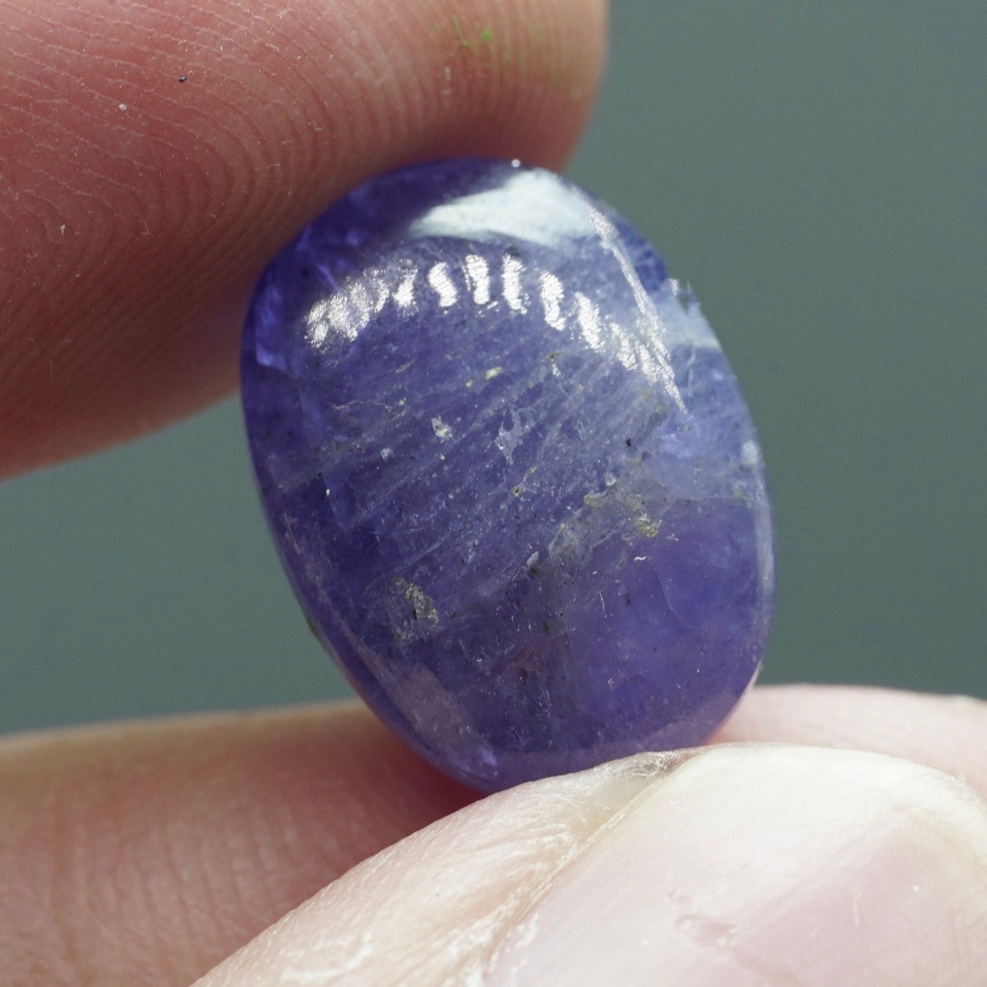 ARSAA GEMS AND MINERALSNatural high grade 15.5 carats blue oval shape tanzanite cabochon - Premium  from ARSAA GEMS AND MINERALS - Just $30.00! Shop now at ARSAA GEMS AND MINERALS