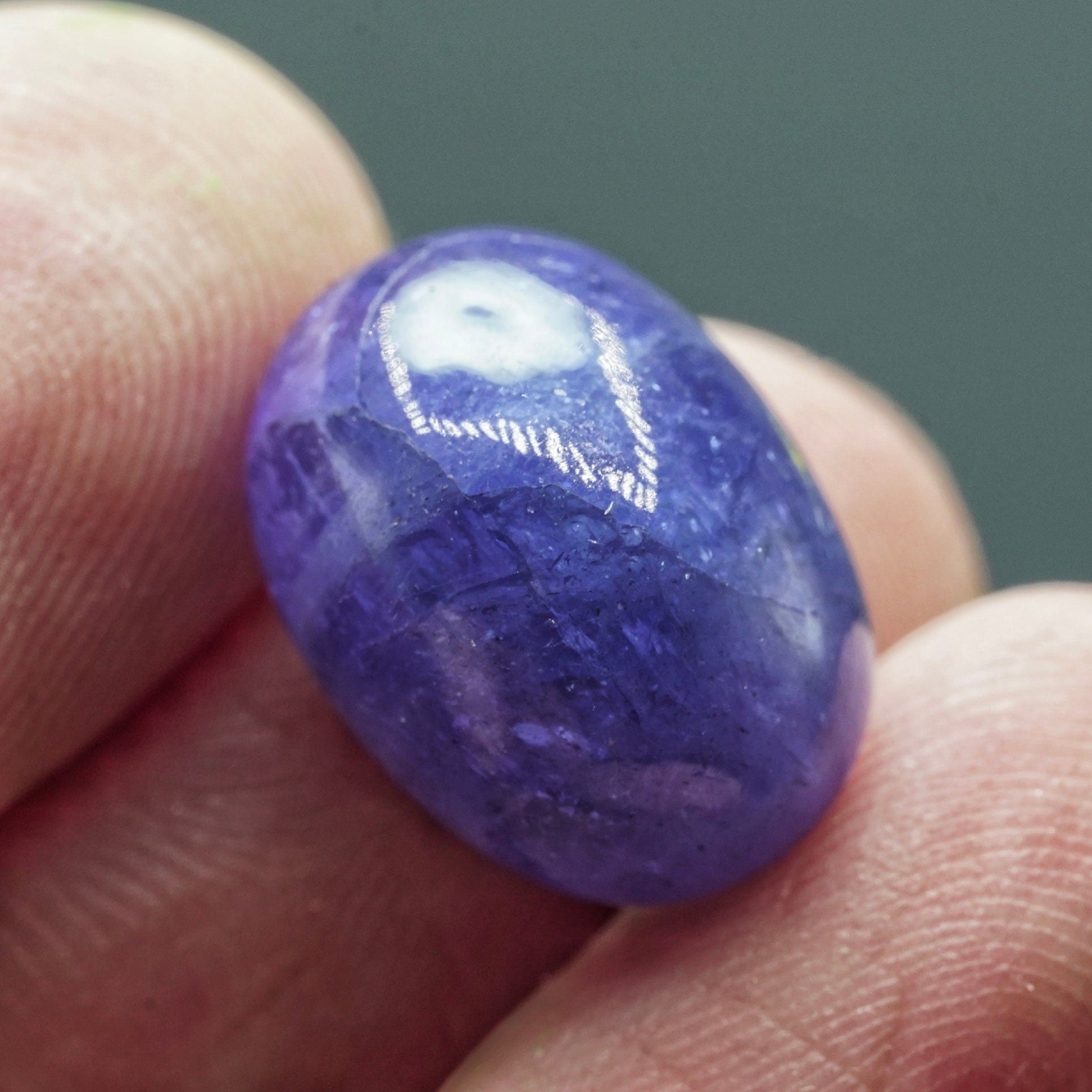 ARSAA GEMS AND MINERALSNatural high grade 15.5 carats blue oval shape tanzanite cabochon - Premium  from ARSAA GEMS AND MINERALS - Just $30.00! Shop now at ARSAA GEMS AND MINERALS