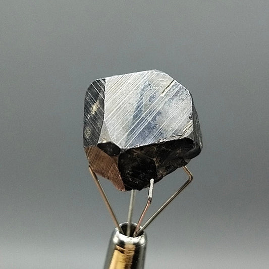 ARSAA GEMS AND MINERALSBlack Magnetite crystal with octahedral structure and patterns on surface from Skardu Gilgit Baltistan Pakistan, 4.9 grams - Premium  from ARSAA GEMS AND MINERALS - Just $30.00! Shop now at ARSAA GEMS AND MINERALS
