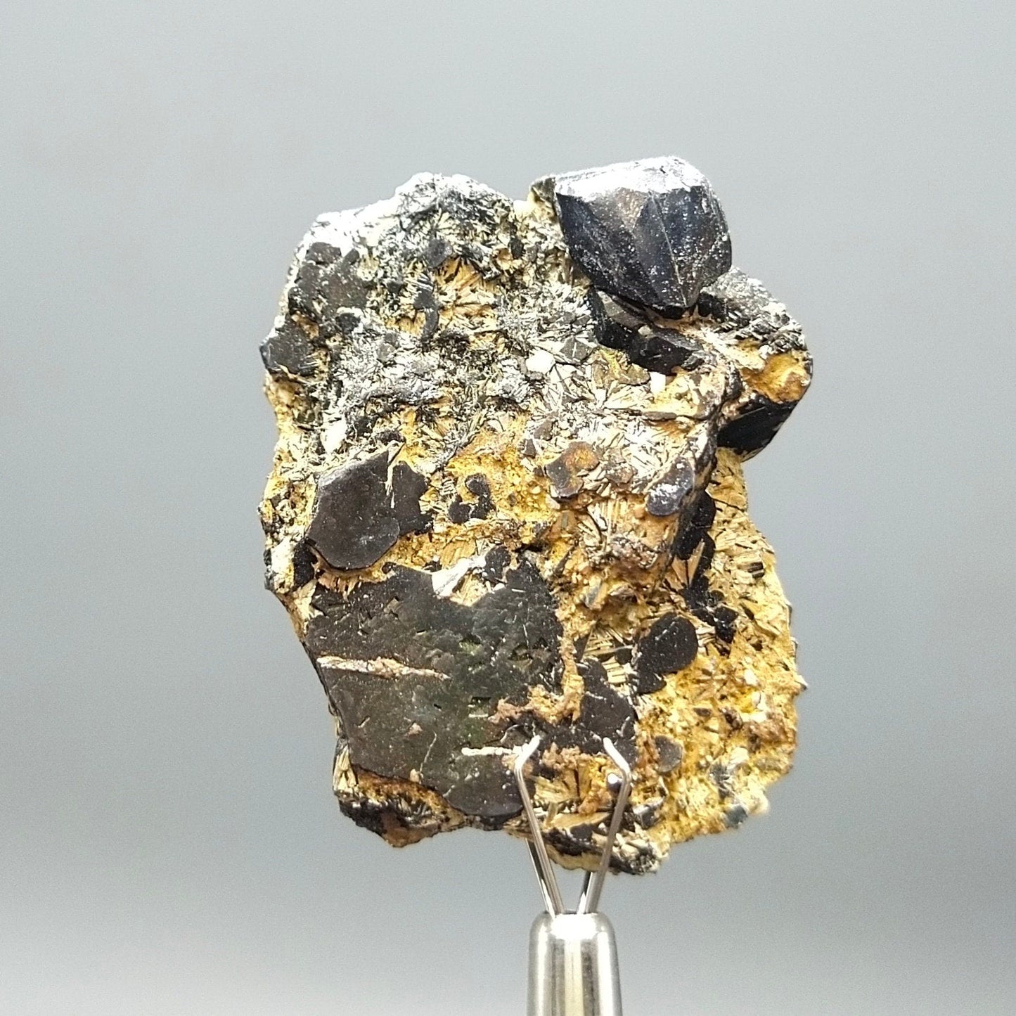 ARSAA GEMS AND MINERALSSagenite var Rutile irredecent beautiful crystal with on matrix hematite from Zagi mountain KP Pakistan, 21.2 grams - Premium  from ARSAA GEMS AND MINERALS - Just $60.00! Shop now at ARSAA GEMS AND MINERALS