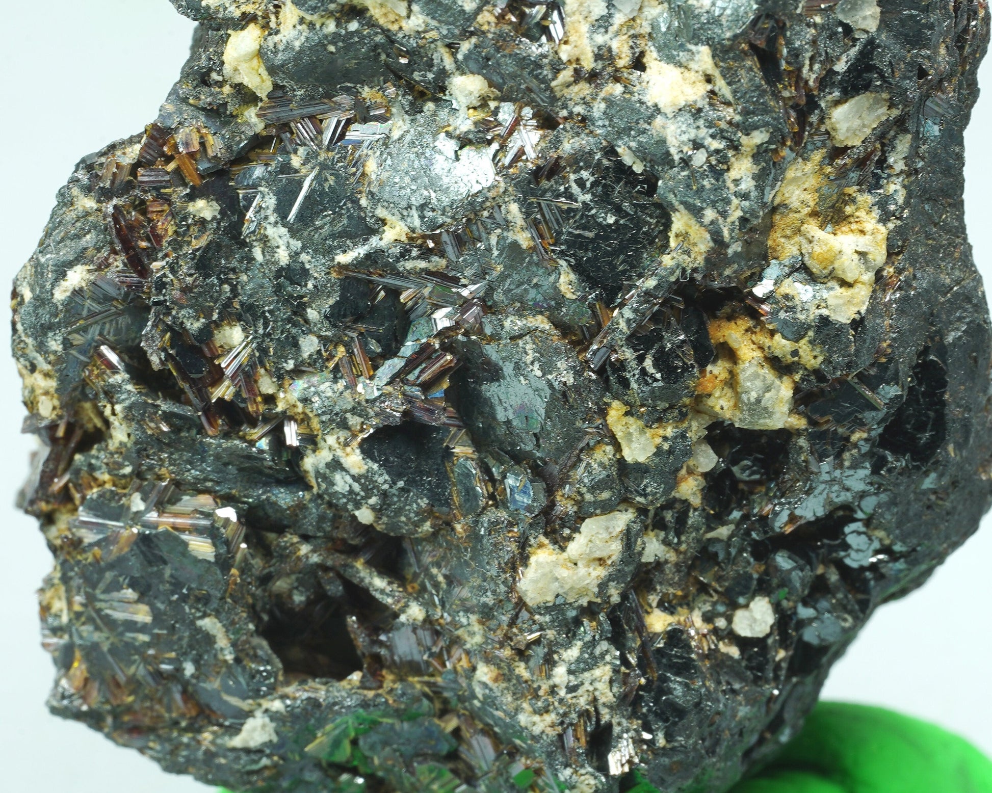 ARSAA GEMS AND MINERALSRutile var Sagenite on hematite beautiful crystal from Zagi mountain KP Pakistan, 107 grams - Premium  from ARSAA GEMS AND MINERALS - Just $75.00! Shop now at ARSAA GEMS AND MINERALS
