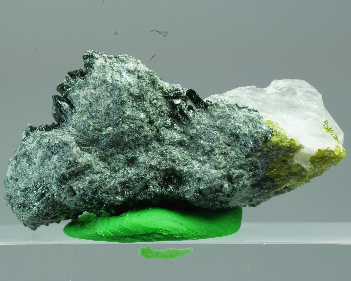 ARSAA GEMS AND MINERALSNatural andradite garnet crystal on matrix with albite alongside with green epidote  from Pakistan, 6.4 grams - Premium  from ARSAA GEMS AND MINERALS - Just $40.00! Shop now at ARSAA GEMS AND MINERALS