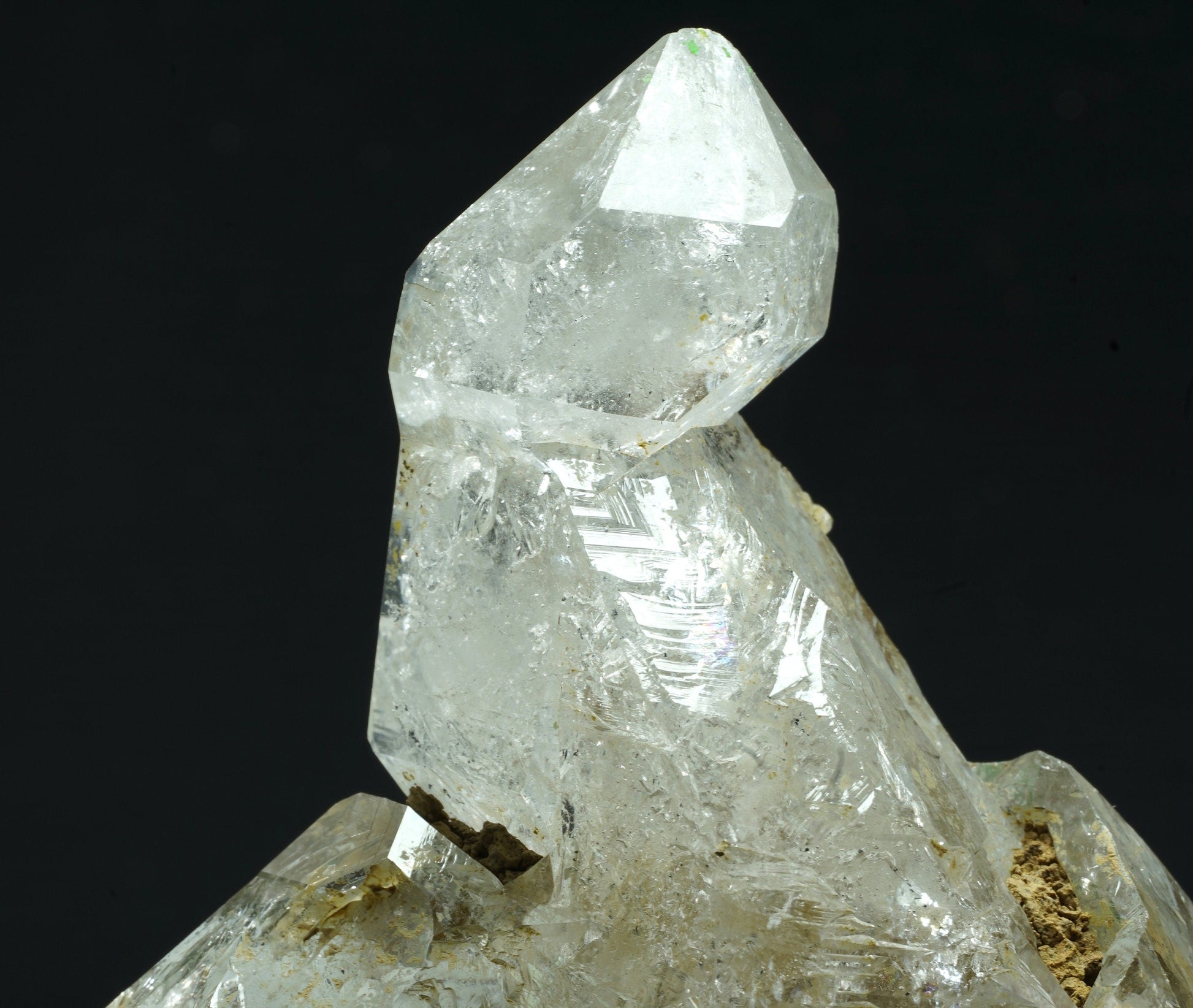 ARSAA GEMS AND MINERALSNatural fine quality aesthetic 107 grams terminated clay included Window Quartz cluster from Baluchistan Pakistan - Premium  from ARSAA GEMS AND MINERALS - Just $80.00! Shop now at ARSAA GEMS AND MINERALS
